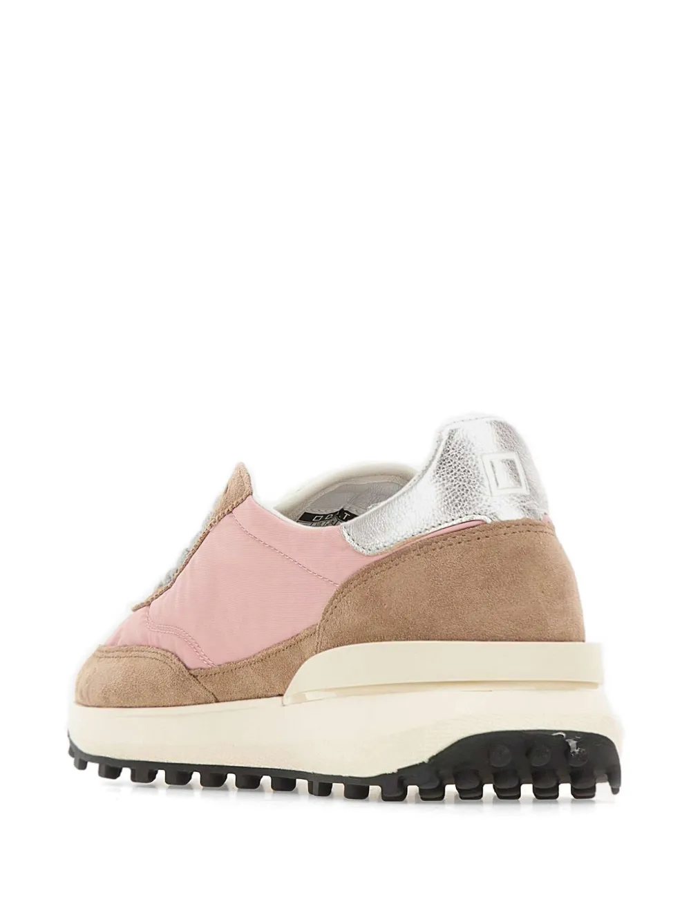 D.A.T.E. Athleta sneakers met suède detail Roze