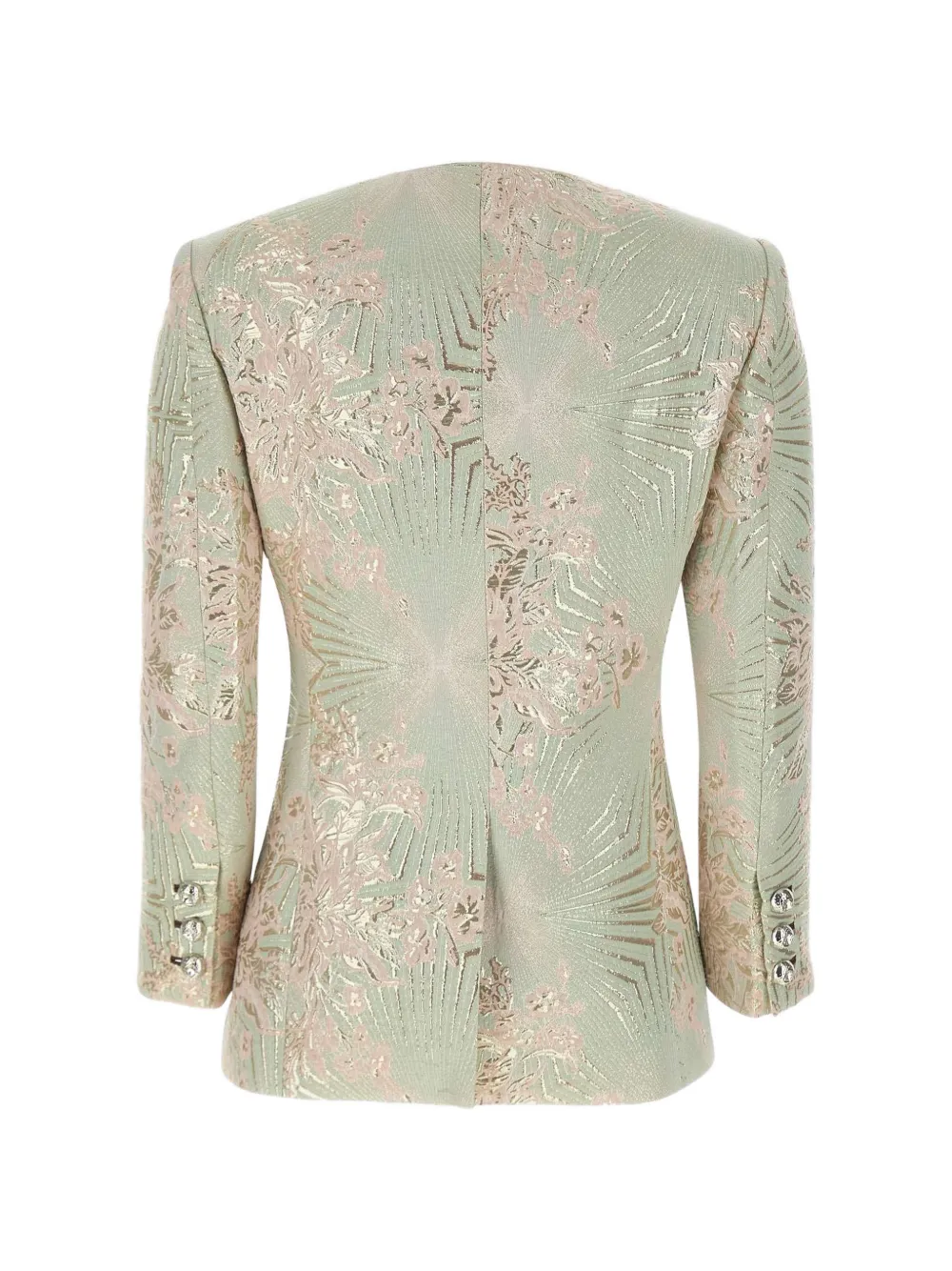 Jacques Jack met bloemen-jacquard Groen