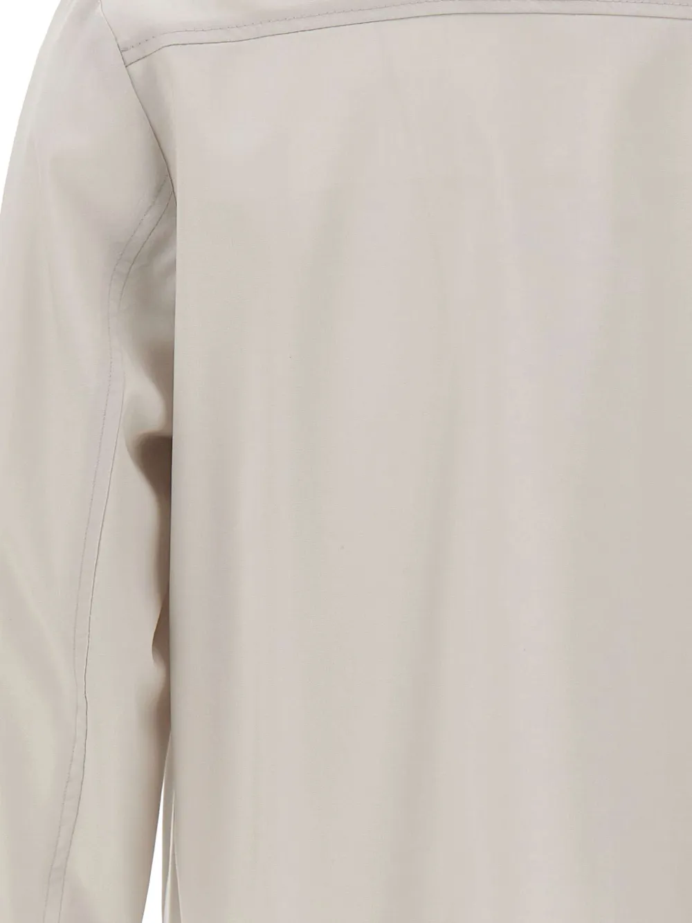 Barba London shirtjack met klepzak en knopen Beige