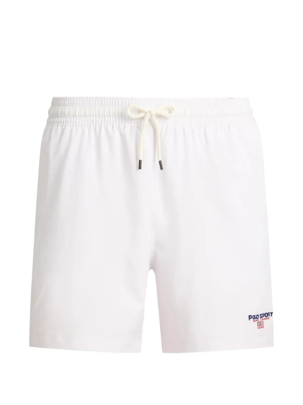 Polo Ralph Lauren elasticated-waist logo-detail swim shorts - Weiß