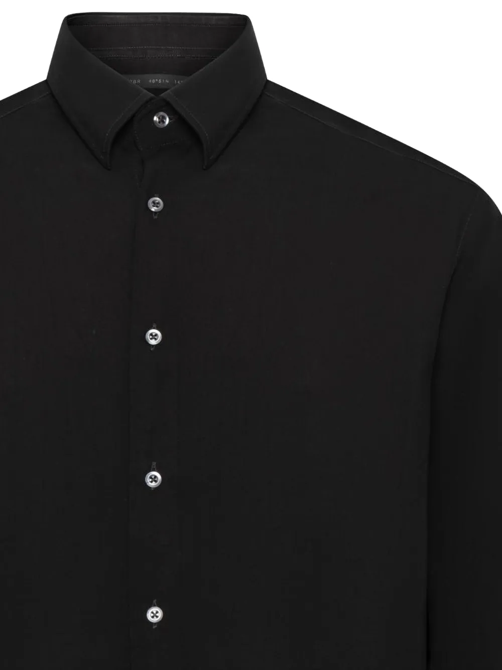 Low Brand Button-down overhemd Zwart