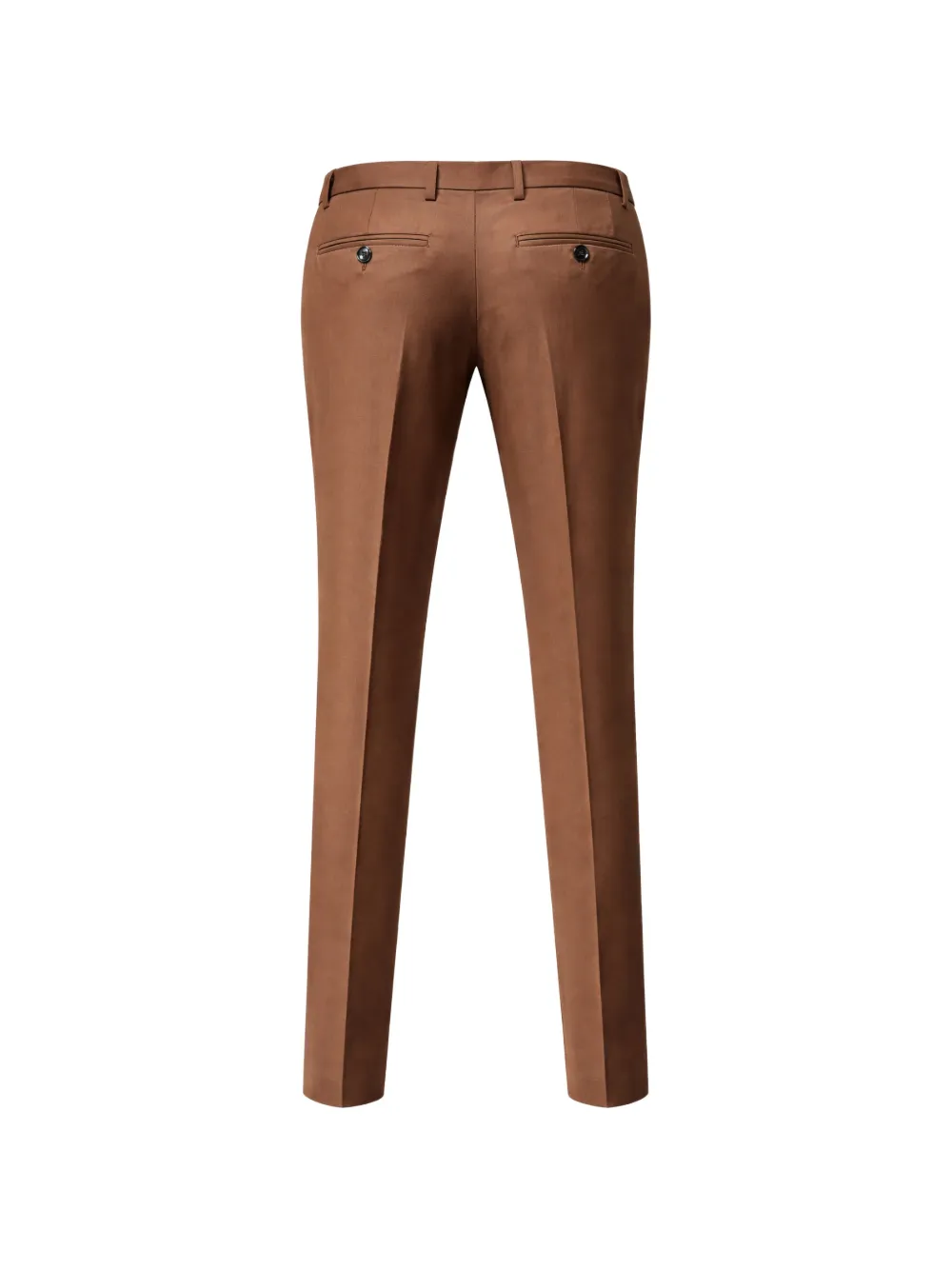 FRANZESE COLLECTION Stefano De Martino pantalon met plat vlak Bruin