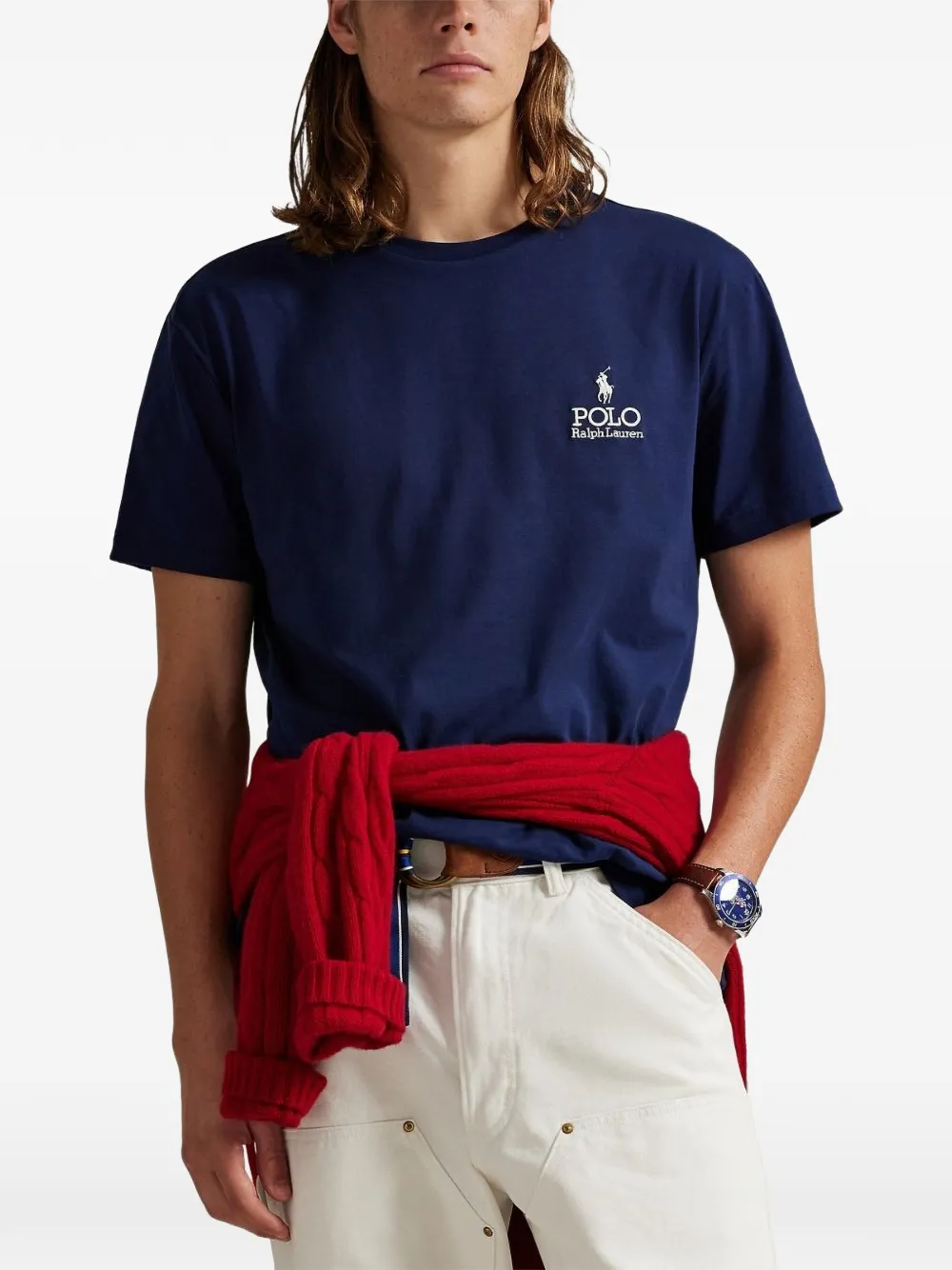 Polo Ralph Lauren T-shirt met logo Blauw