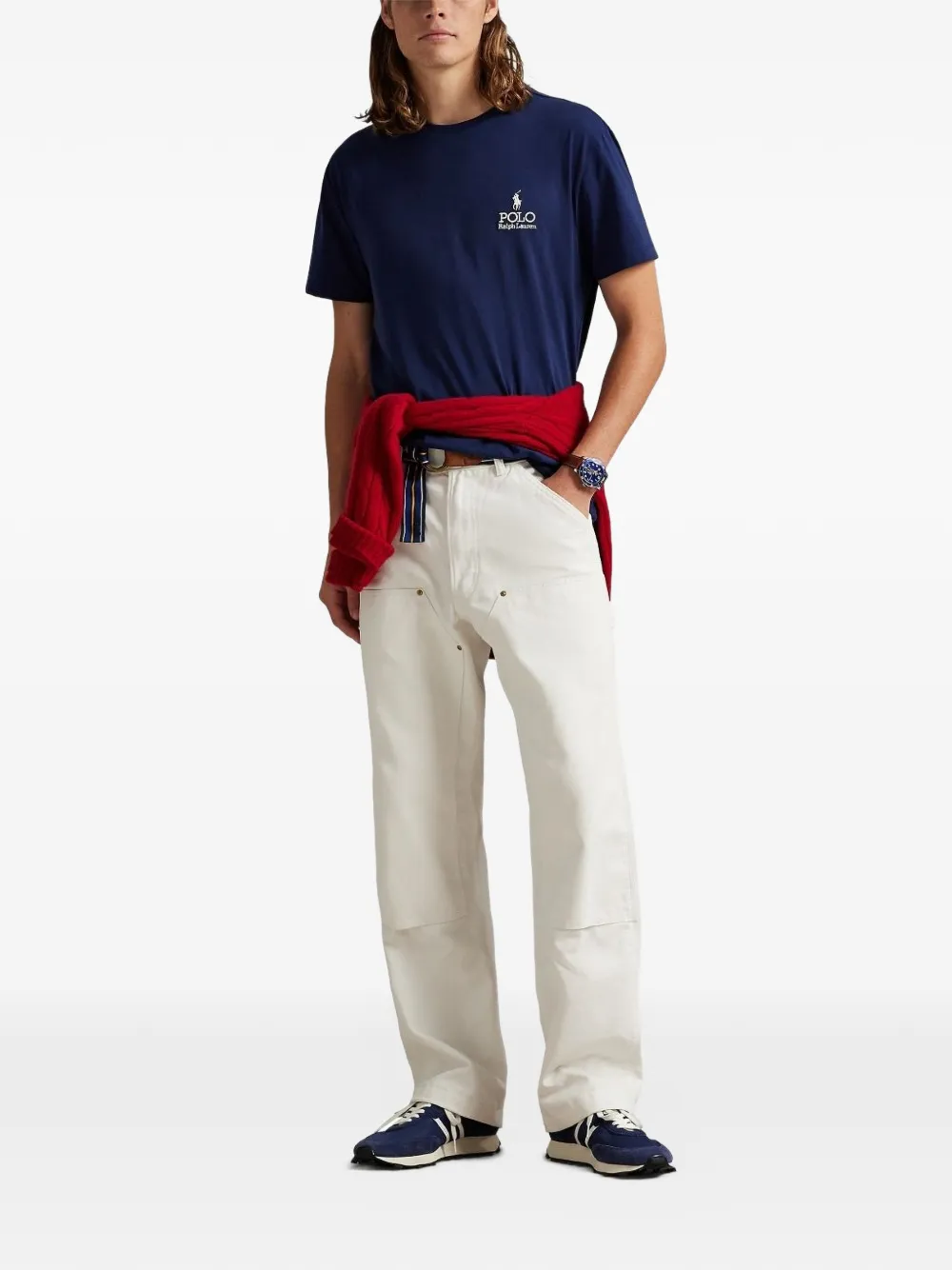 Polo Ralph Lauren T-shirt met logo Blauw