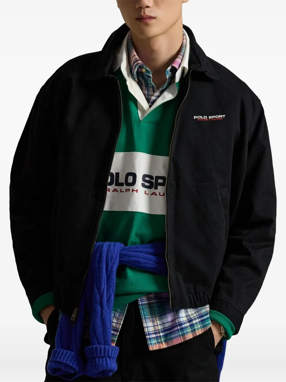 Polo Ralph Lauren Polo Sport jack met logo Zwart