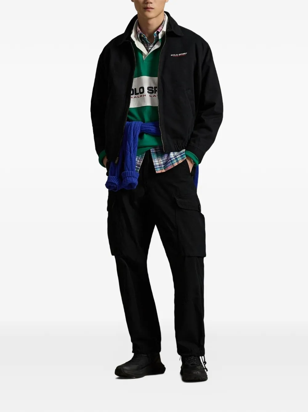 Polo Ralph Lauren Polo Sport jack met logo Zwart