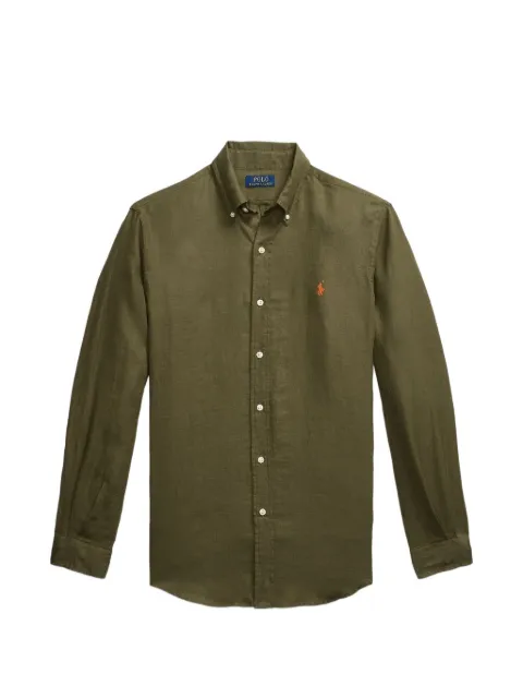 Polo Ralph Lauren chemise boutonnée en lin à logo