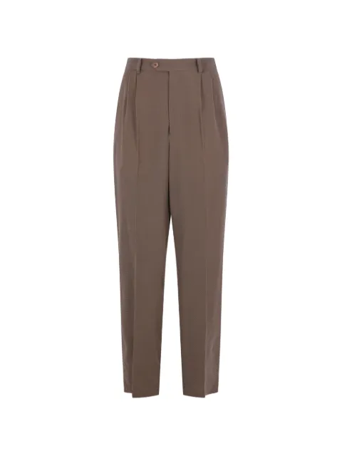 Magliano herringbone pleated trousers