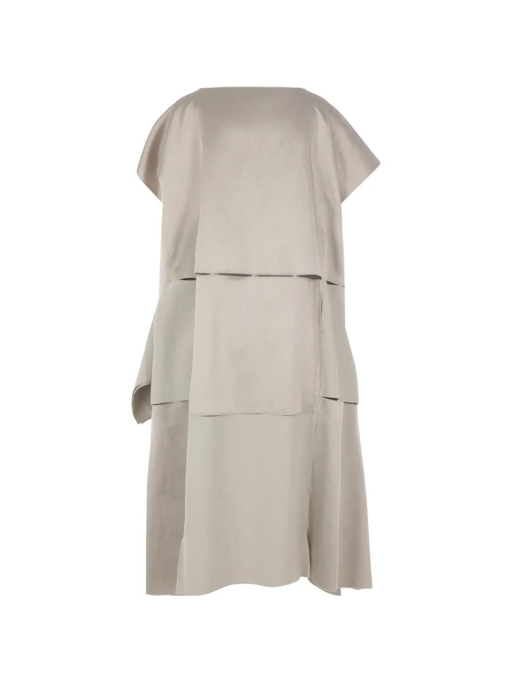  Niccolò Pasqualetti Vestido Drapeado Con Aberturas - Neutro 