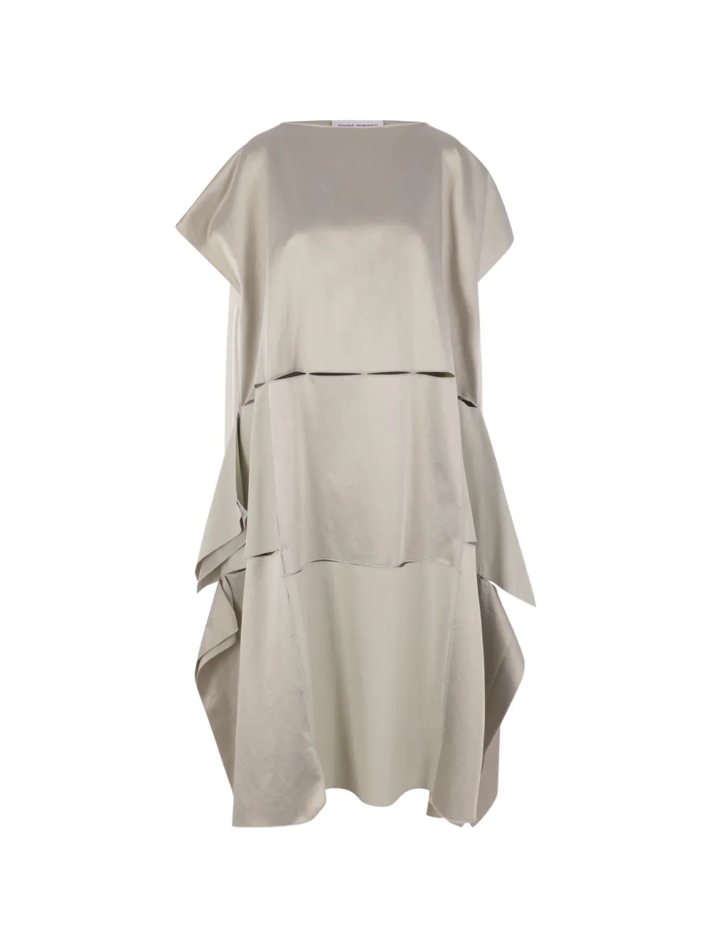 Niccolò Pasqualetti cut-out draped dress - Toni neutri
