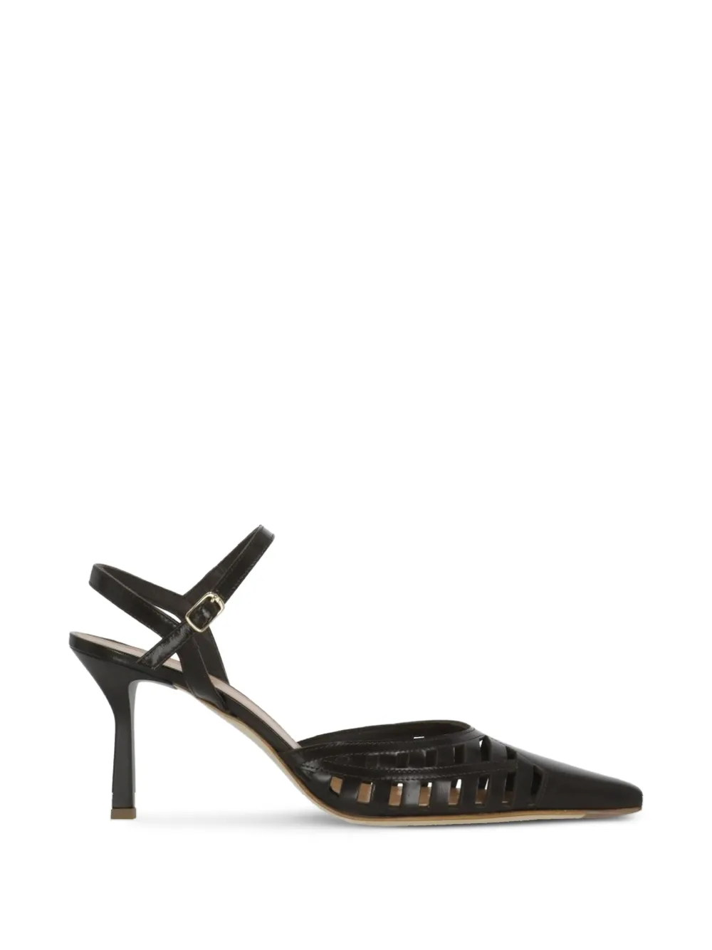 Julie Dee cut-out pointed-toe pumps Bruin