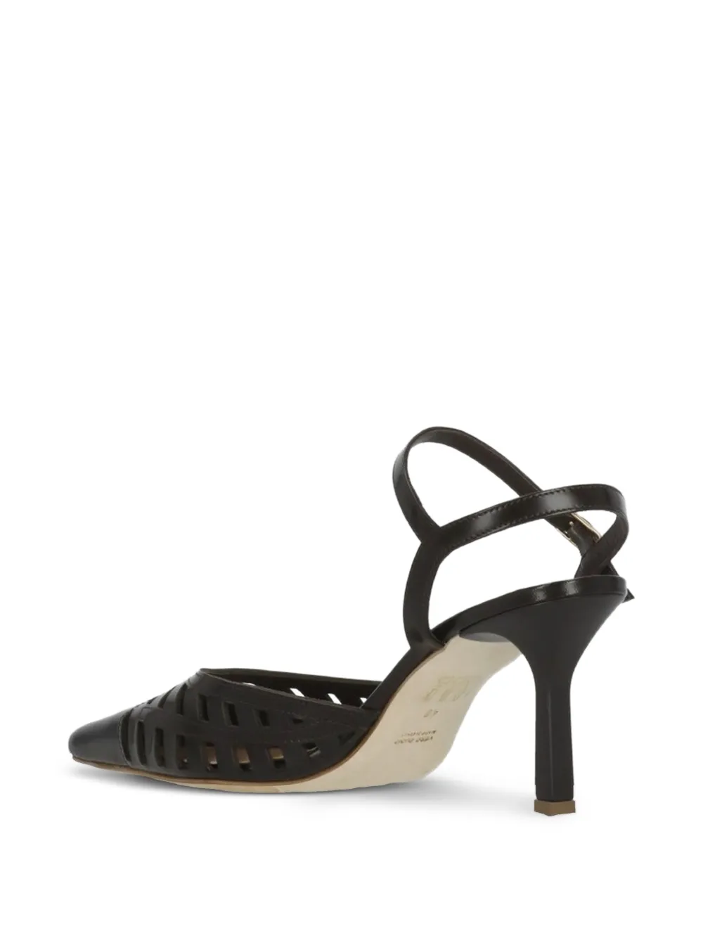 Julie Dee cut-out pointed-toe pumps Bruin