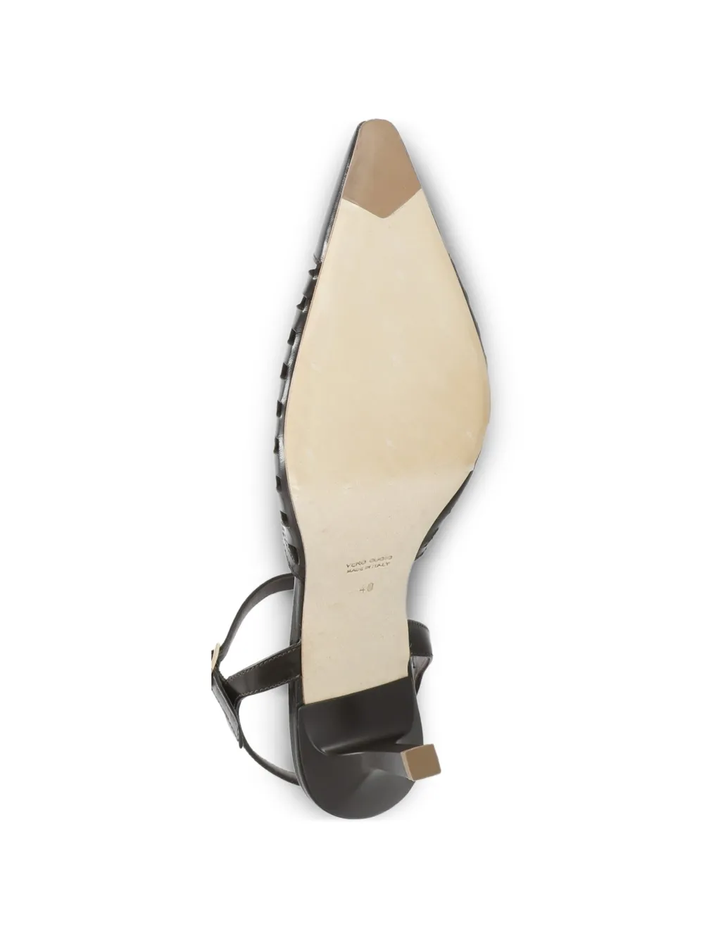 Julie Dee cut-out pointed-toe pumps Bruin