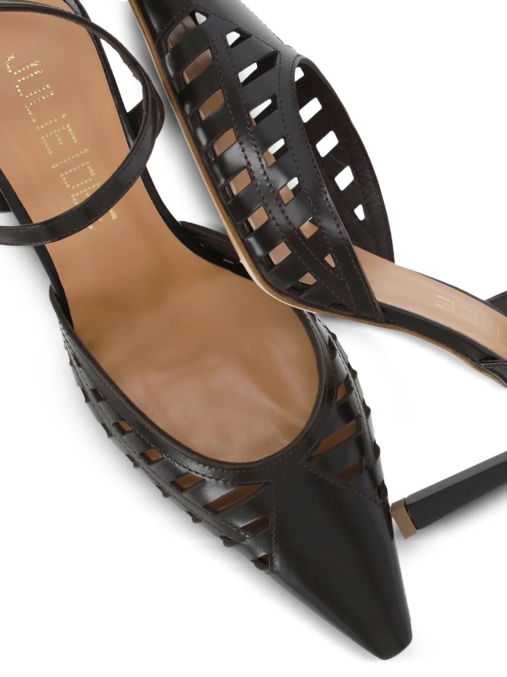 Julie Dee cut-out pointed-toe pumps Bruin