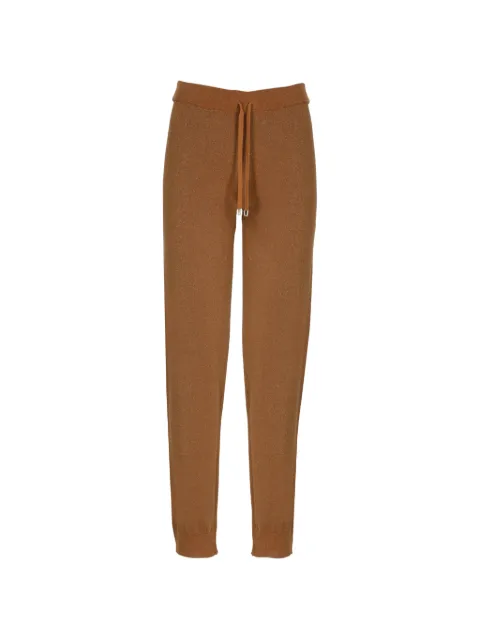 Kangra glitter-effect drawstring track pants