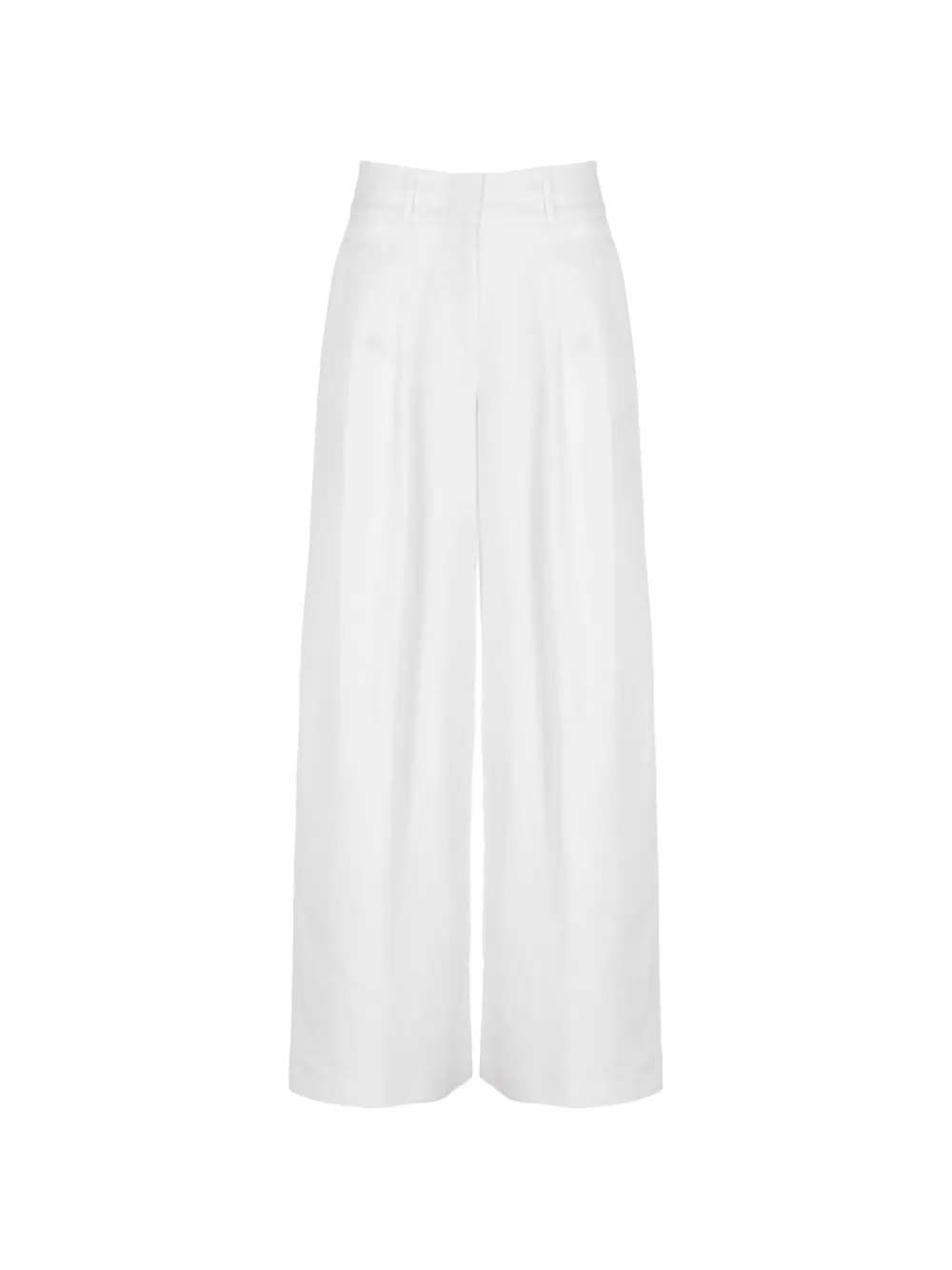 Peserico belt-loops trousers - Bianco