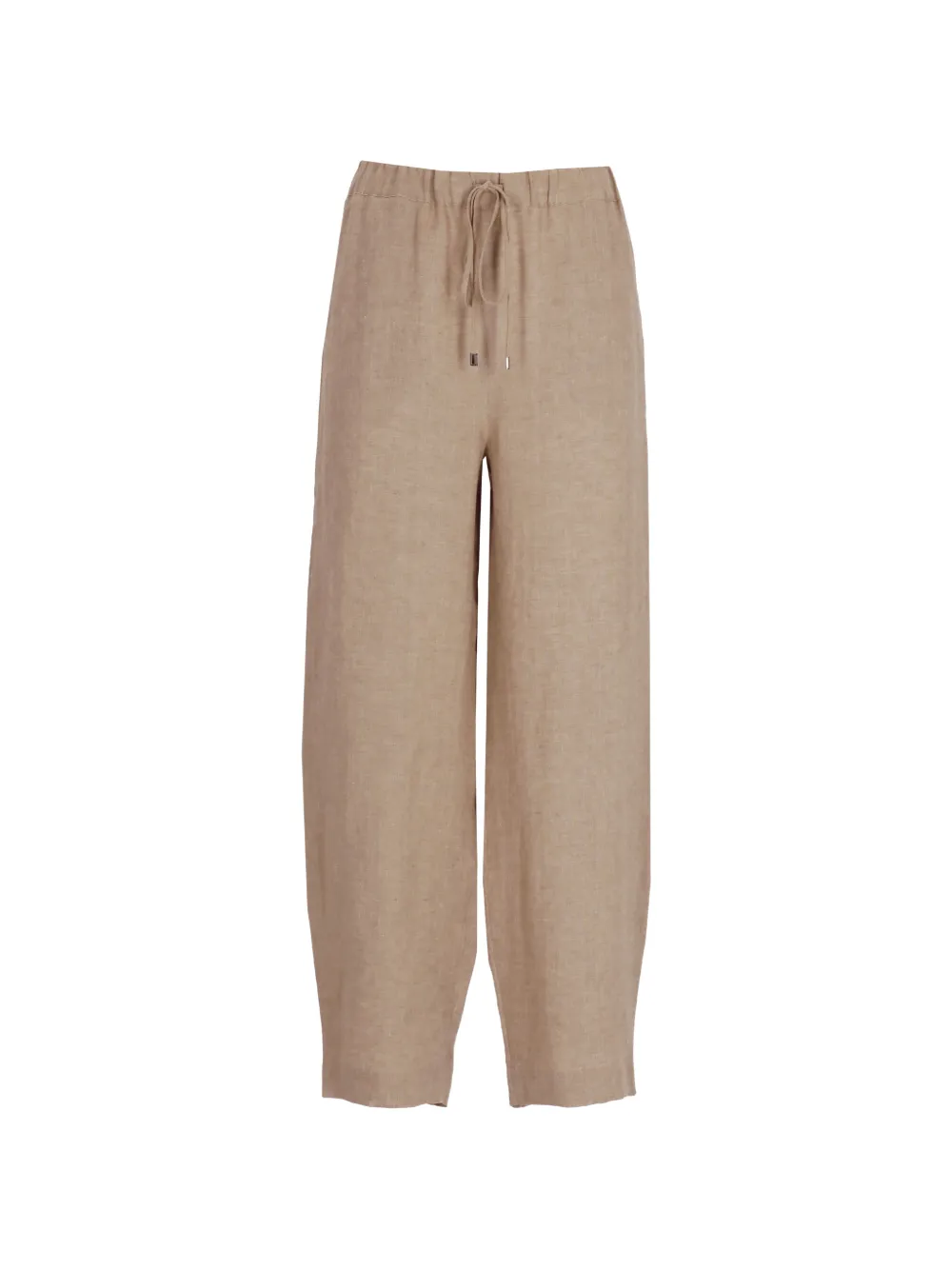Antonelli drawstring-waist linen trousers - Toni neutri