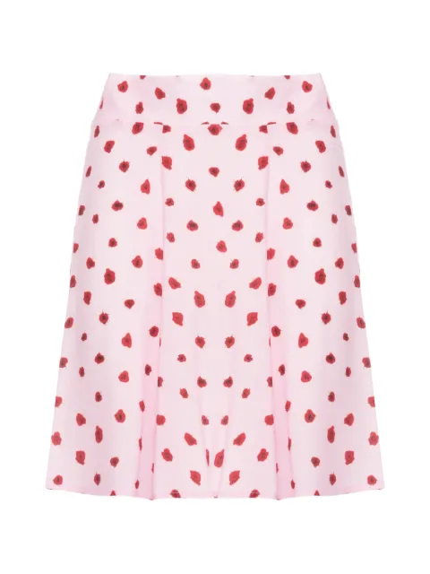 MAR DE MARGARITAS Kate floral-print pleated skirt