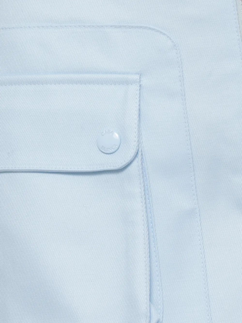 Casablanca Mini-rok met ritssluiting en cargo zak Blauw