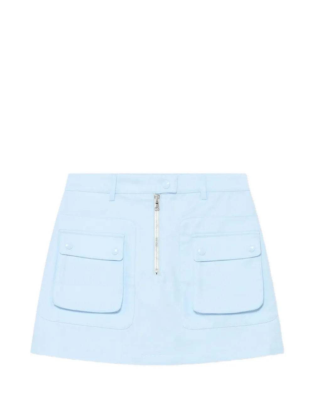 Casablanca Mini-rok met ritssluiting en cargo zak Blauw