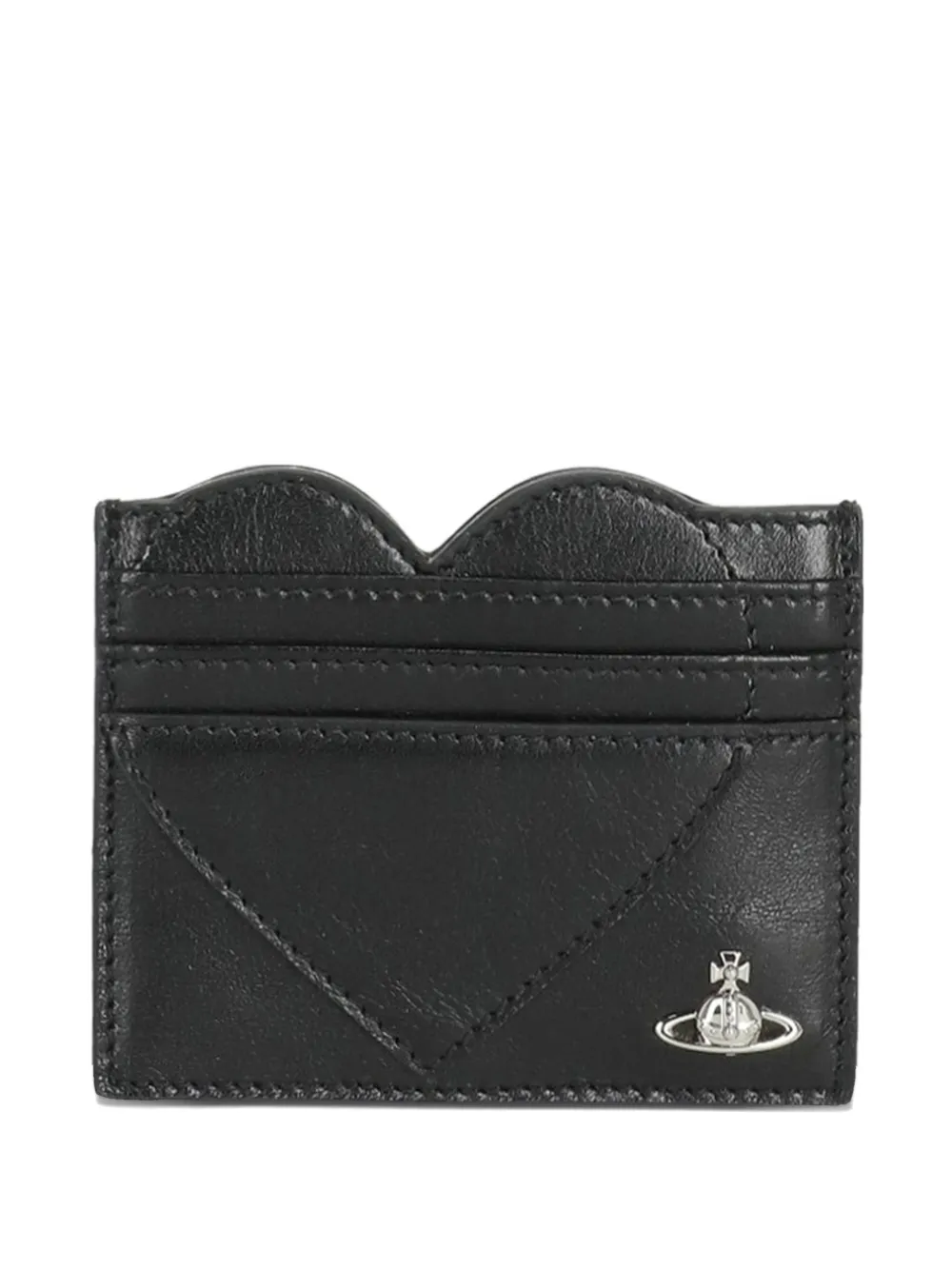 Vivienne Westwood Orb-appliqué cardholder - Nero