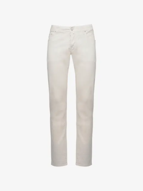 Jacob Cohën logo-patch jeans