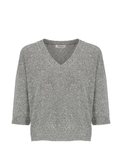 Kangra sequin-embellished V-neck sweater