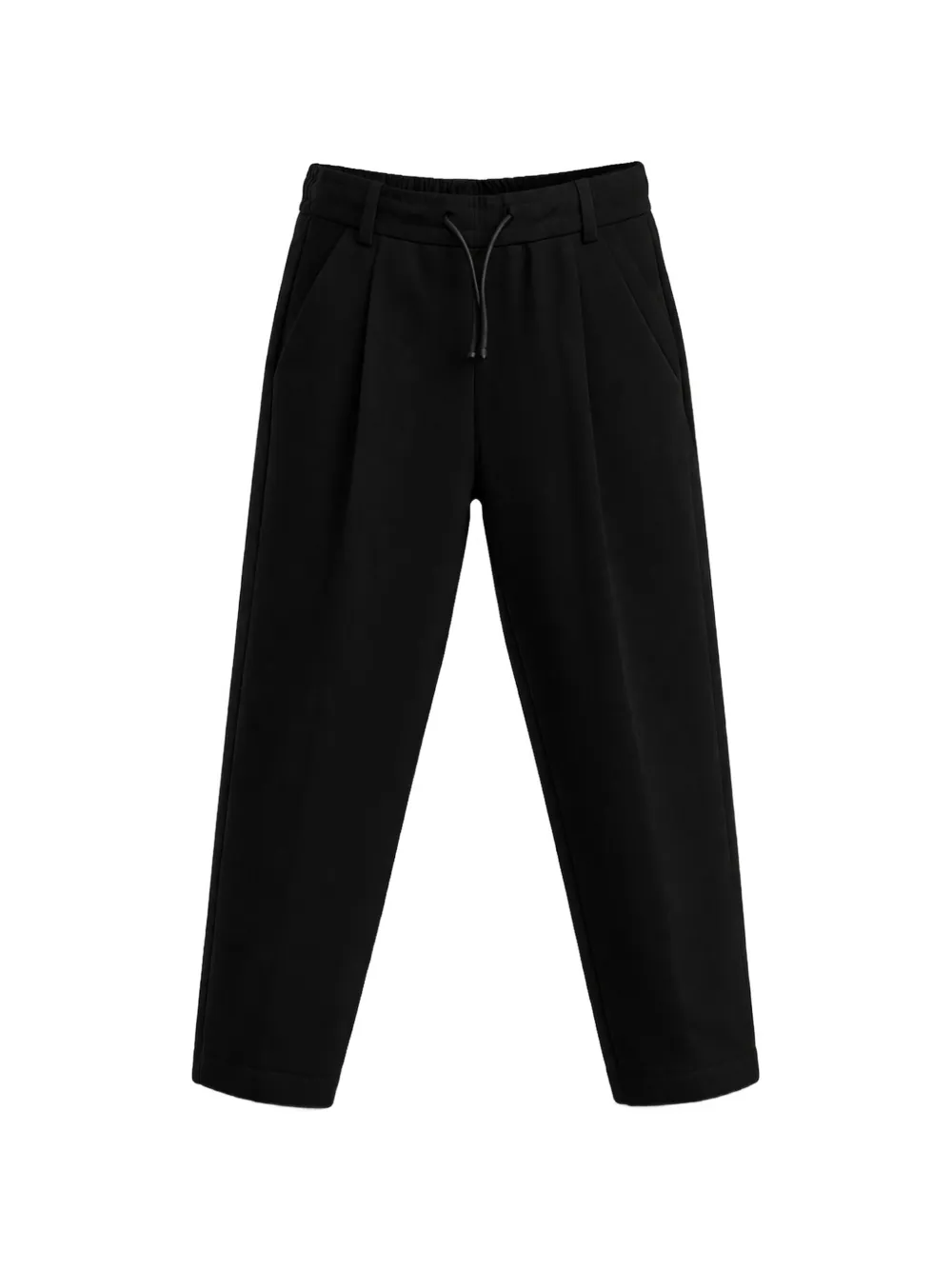 Paolo Pecora Kids pleated trousers - Nero