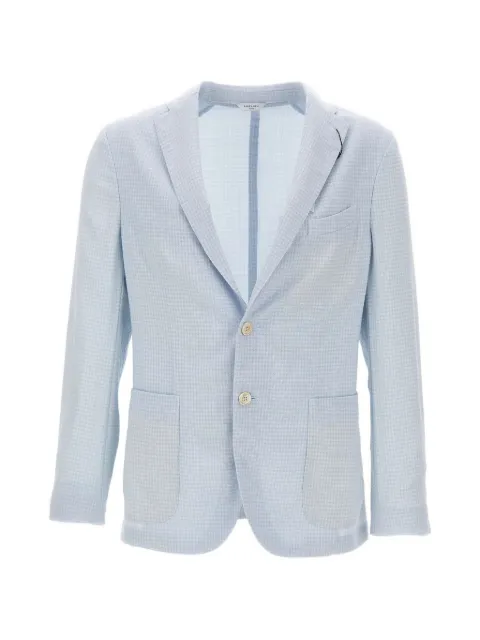 Boglioli 50 K checked patch-pocket blazer