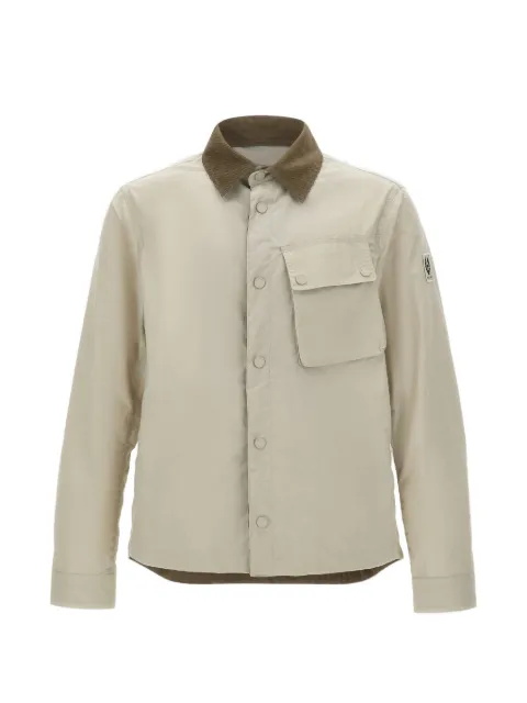 Belstaff ribbed trims flap pocket jacket