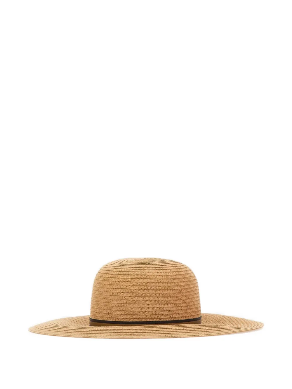 Borsalino Giselle striped-trim sun hat - Toni neutri