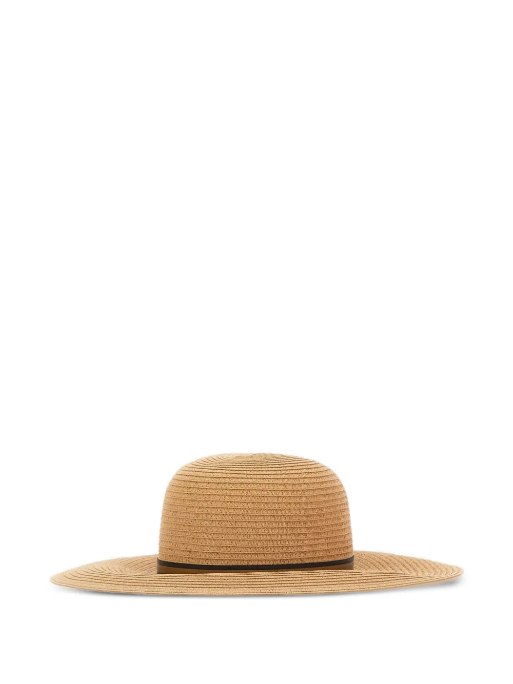 Borsalino Giselle striped-trim sun hat - Toni neutri