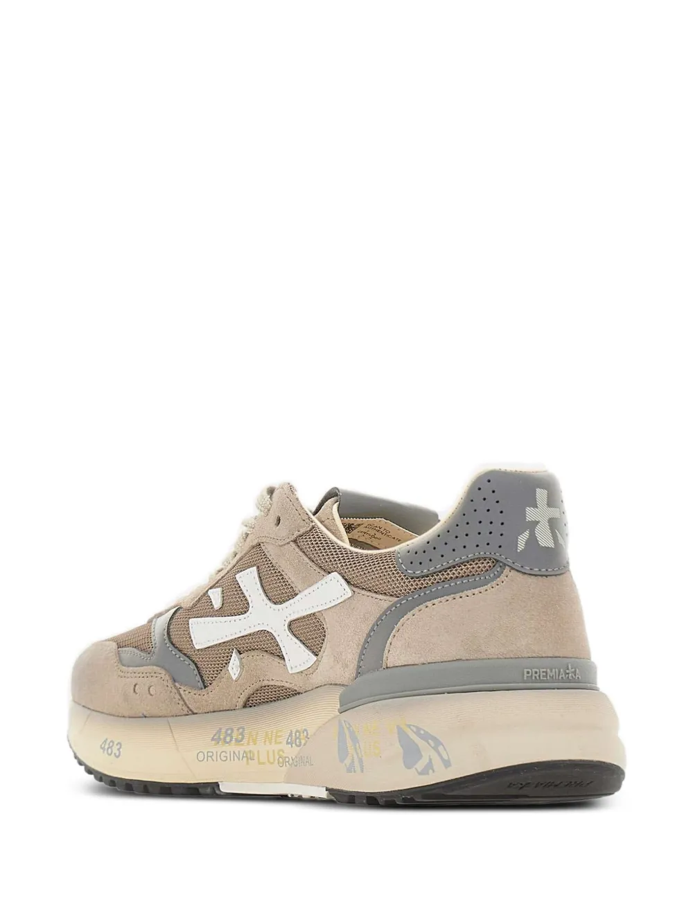 Premiata Mick 0.1 lace-up sneakers Beige