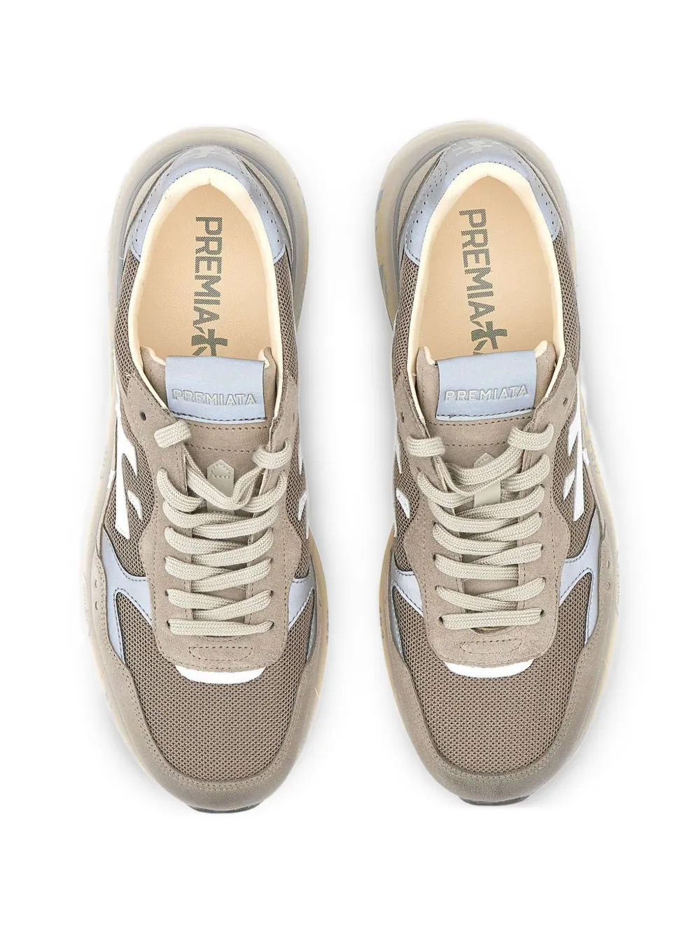 Premiata Mick 0.1 lace-up sneakers Beige