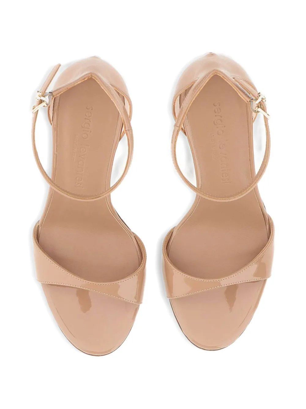 Sergio Levantesi Have6 toe-strap buckle sandals Beige