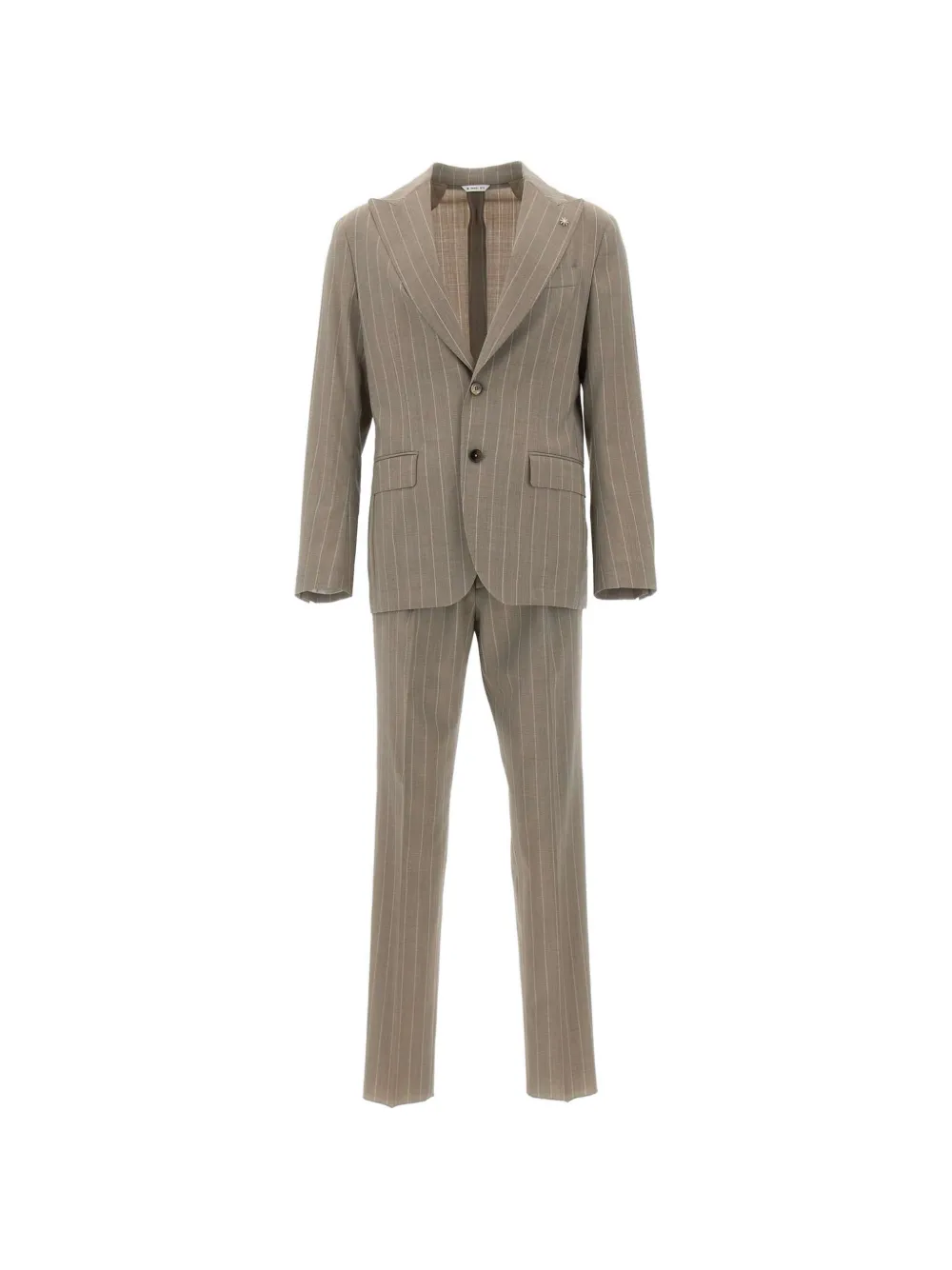 Manuel Ritz pinstriped suit - Toni neutri