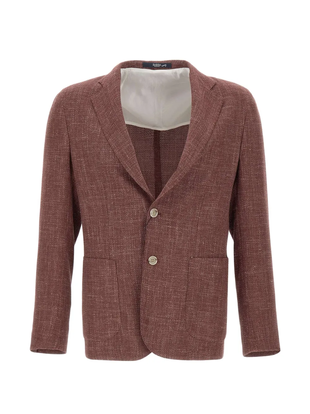 Barba Easy J Mono button patch-pocket blazer - Rosso