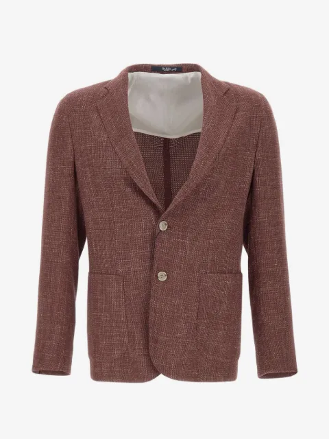 Barba Easy J Mono button patch-pocket blazer