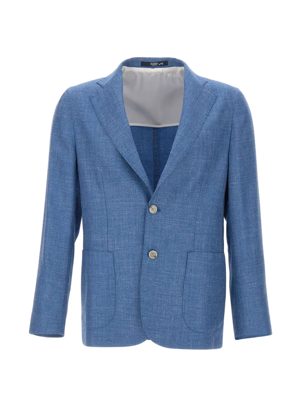 Barba Easy J Mono lapel patch-pocket blazer - Blue