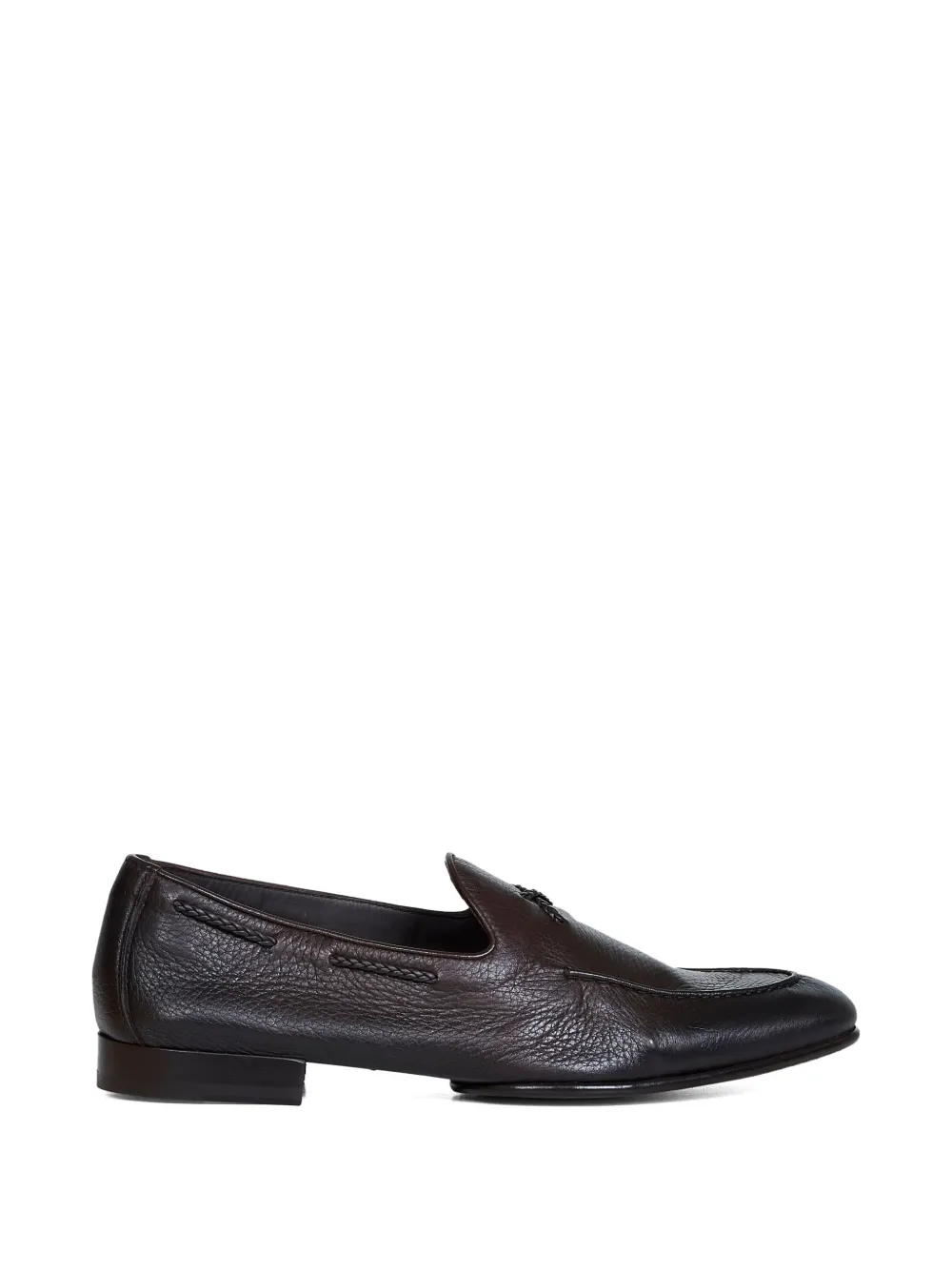 Doucal's leather loafers - Marrone