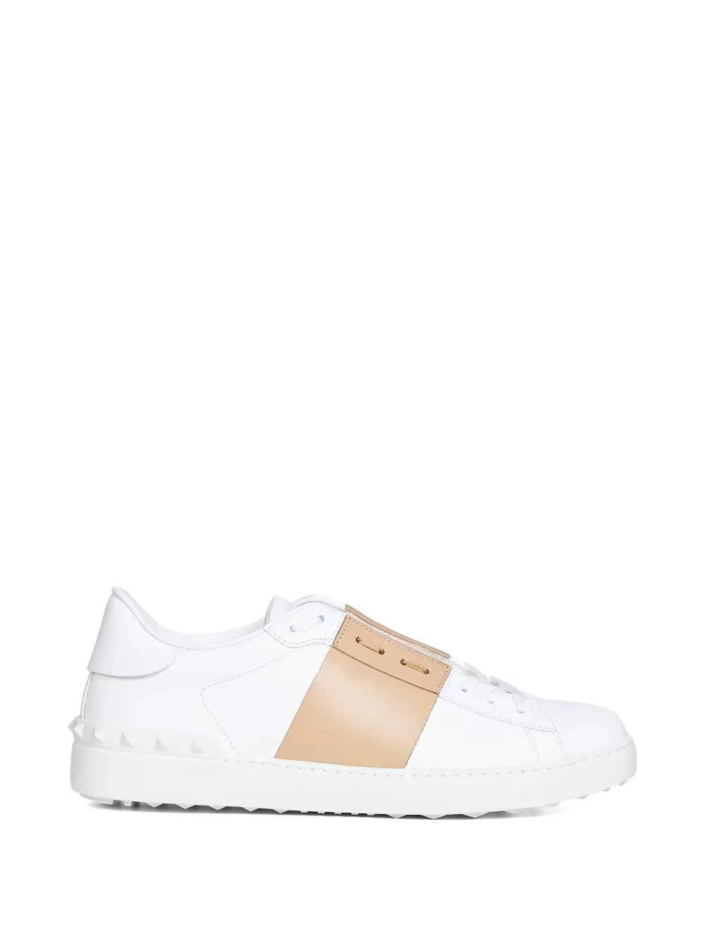 Valentino Garavani Open leather sneakers - Bianco