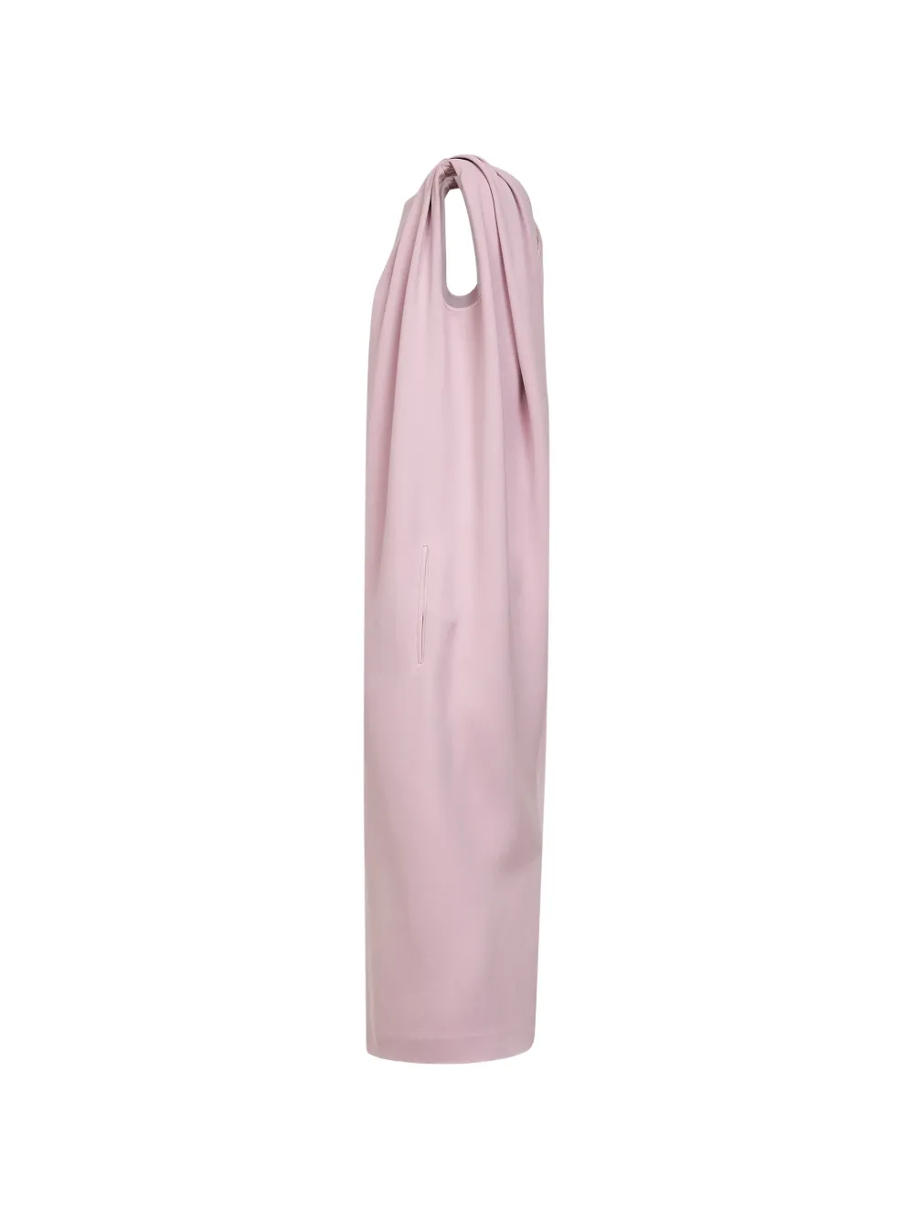 Balenciaga Midi-jurk met geplooide details Roze