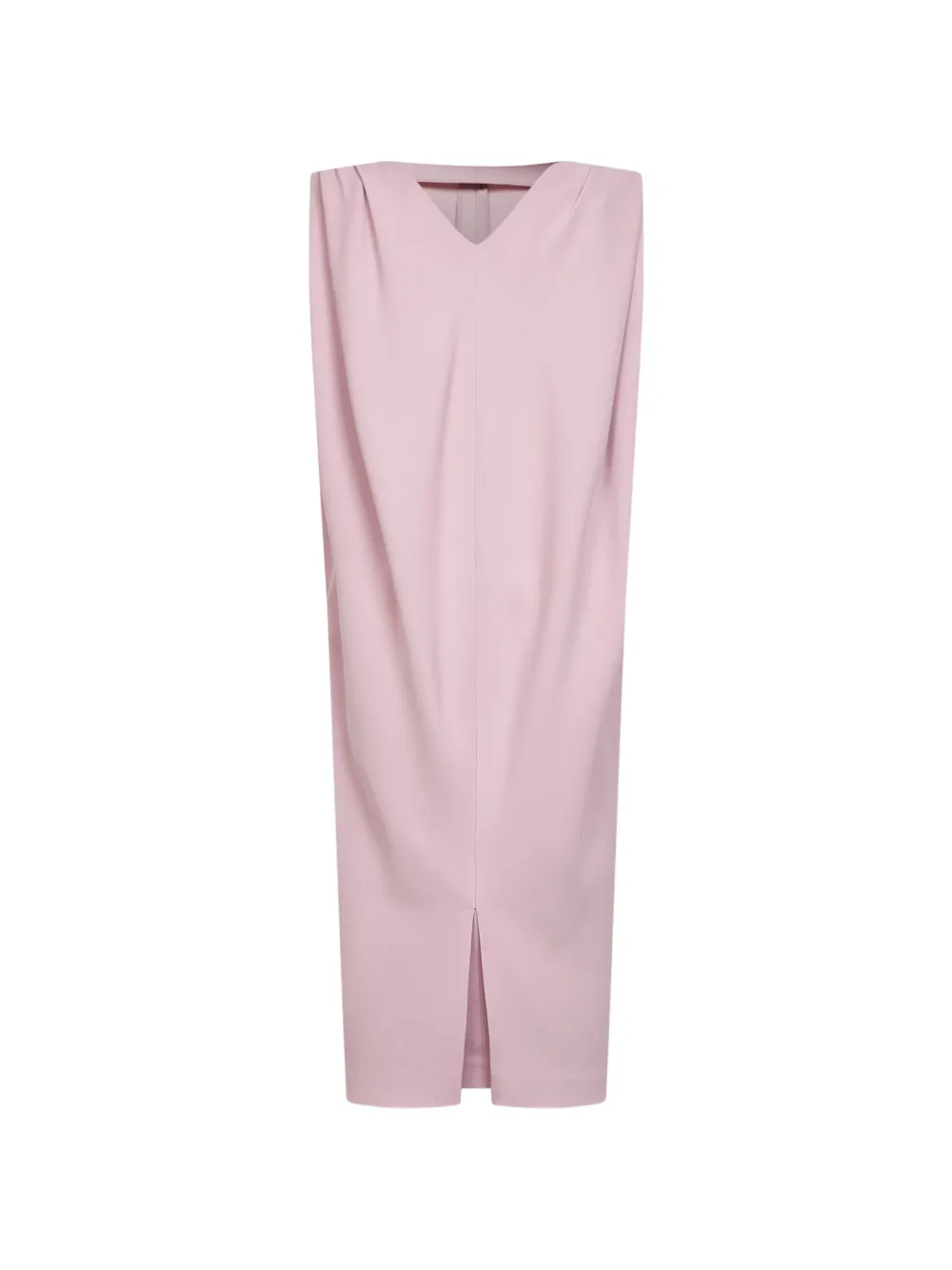 Balenciaga pleat-details midi dress - Rosa
