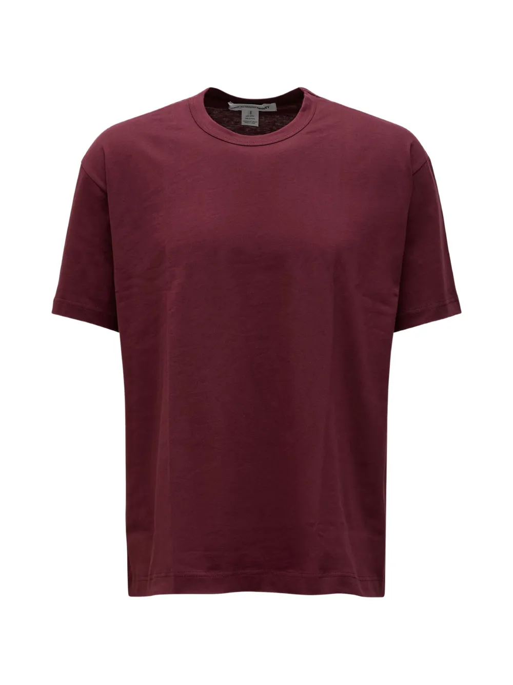 Comme Des Garçons logo-print cotton T-shirt - Rosso