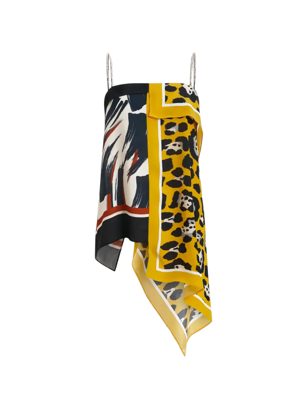 Essentiel Antwerp Josette printed top - Giallo