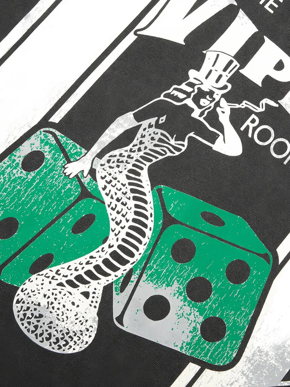 Represent x The Viper Room Dice T-shirt met grafische print Grijs
