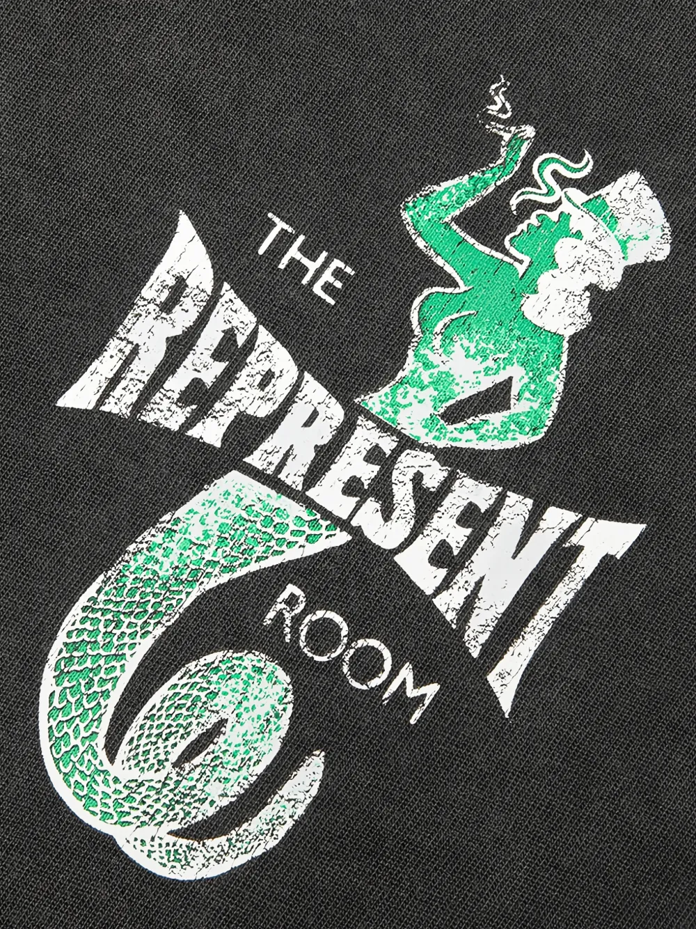 Represent x The Viper Room Dice T-shirt met grafische print Grijs