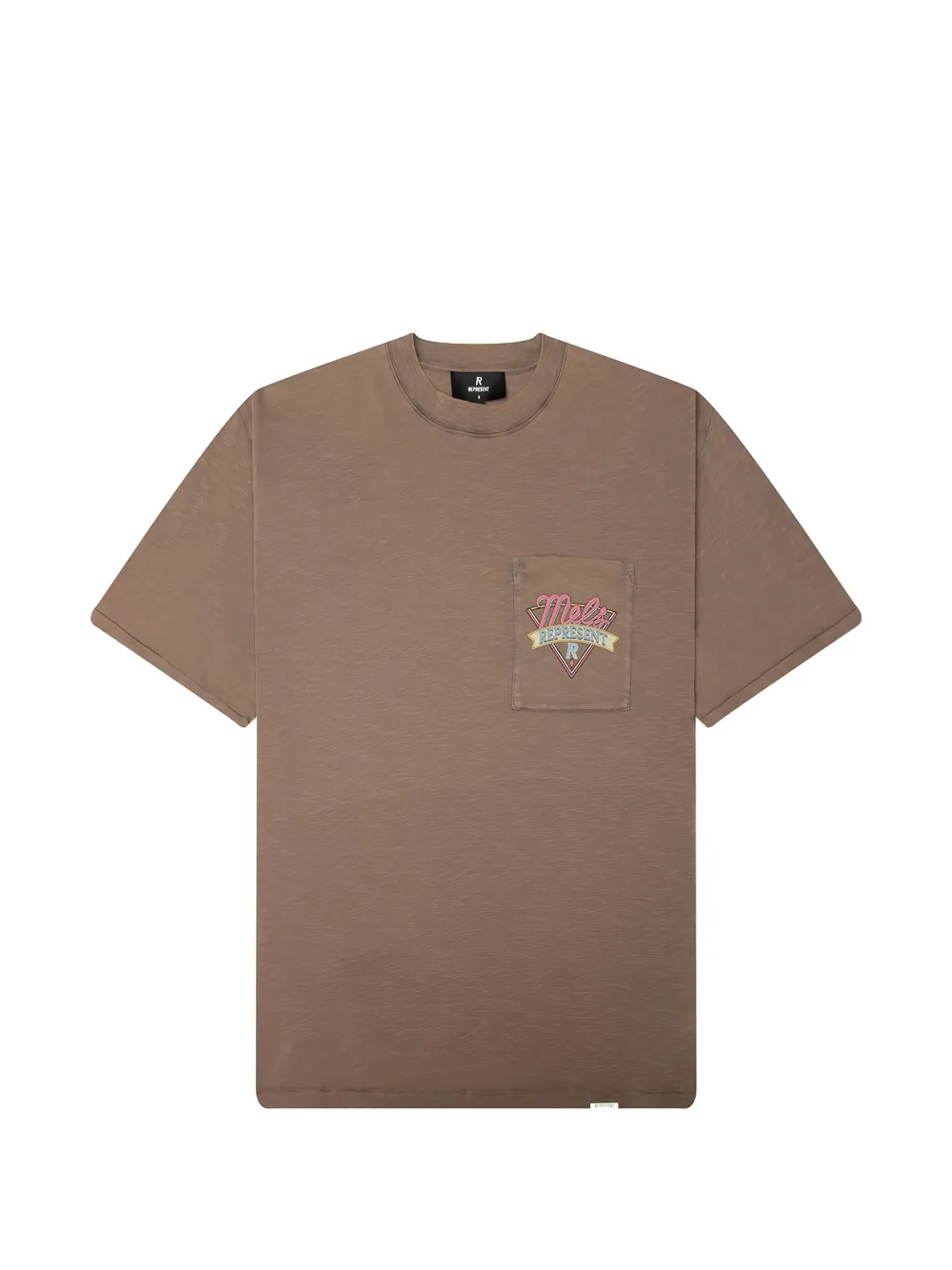Represent x Mel's Diner pocket graphic T-shirt - Marrone