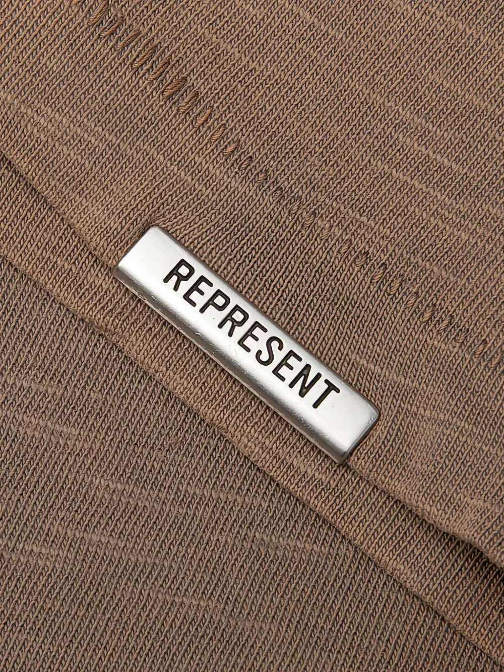 Represent x Mel's Diner T-shirt met grafische print en zak Bruin