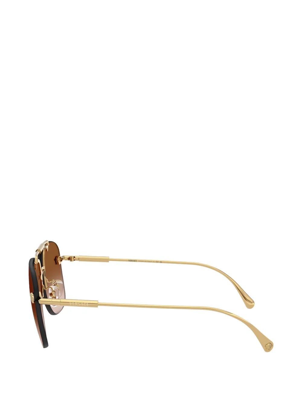 Versace Eyewear Medusa zonnebril met piloten montuur Bruin